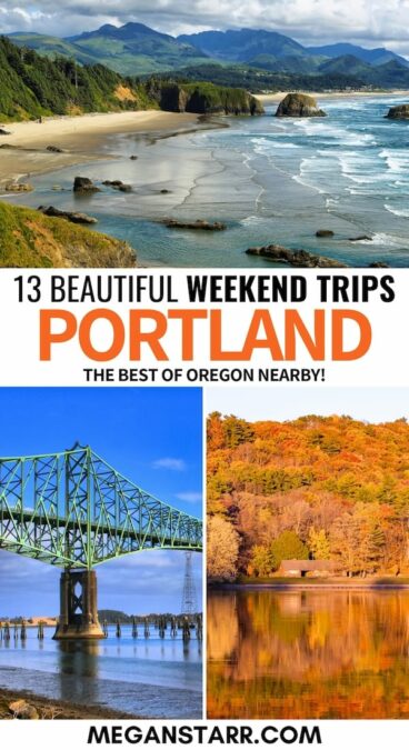 Are you looking for the best weekend trips from Portland? These amazing Portland weekend getaways have you covered! Click to learn more (map included). | Portland things to do | Weekend getaways from Portland | Places to visit near Portland | Portland OR things to do | Portland weekend trips | Things to do in Portland | Day trips from Portland | Portland attractions | Places to visit in Oregon | Places to visit in PNW | Oregon itinerary | What to do in Portland