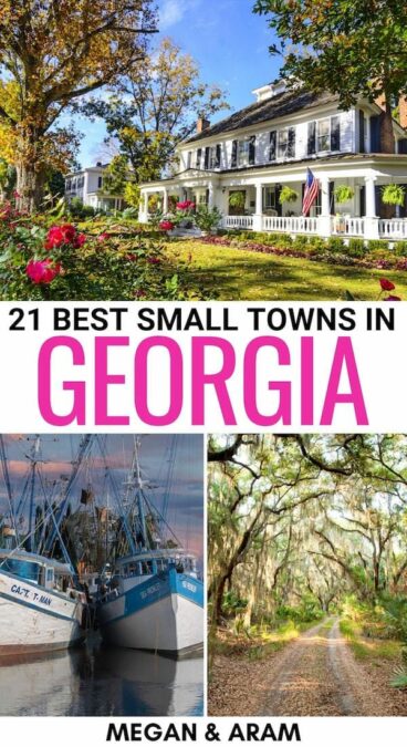 Are you looking for the best small towns in Georgia? These gorgeous Georgia small towns make the best weekend getaways in the state! Click here to check them out! | Weekend getaways in Georgia | Small cities in Georgia | Georgia itinerary | Georgia bucket list | Things to do in Georgia | Georgia day trips | Georgia weekend getaways | Places to visit in Georgia | Romantic getaways in Georgia