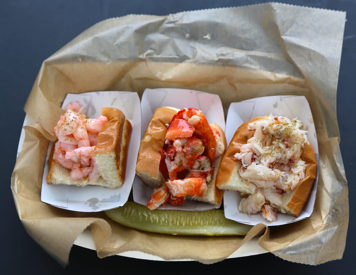 Seafood rolls (including lobster roll!)