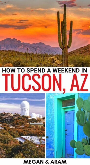 Are you looking to spend a weekend in Tucson, Arizona? This 2 days in Tucson itinerary will help you plan your trip! Click for things to do, where to eat, and more! | 3 days in Tucson | What to do in Tucson | Things to do in Tucson | Itinerary for Tucson | Tucson travel guide | Places to visit in Tucson | Tucson day trips | Tucson to Saguaro | How to spend a weekend in Tucson | Tucson restaurants | Tucson mezcal