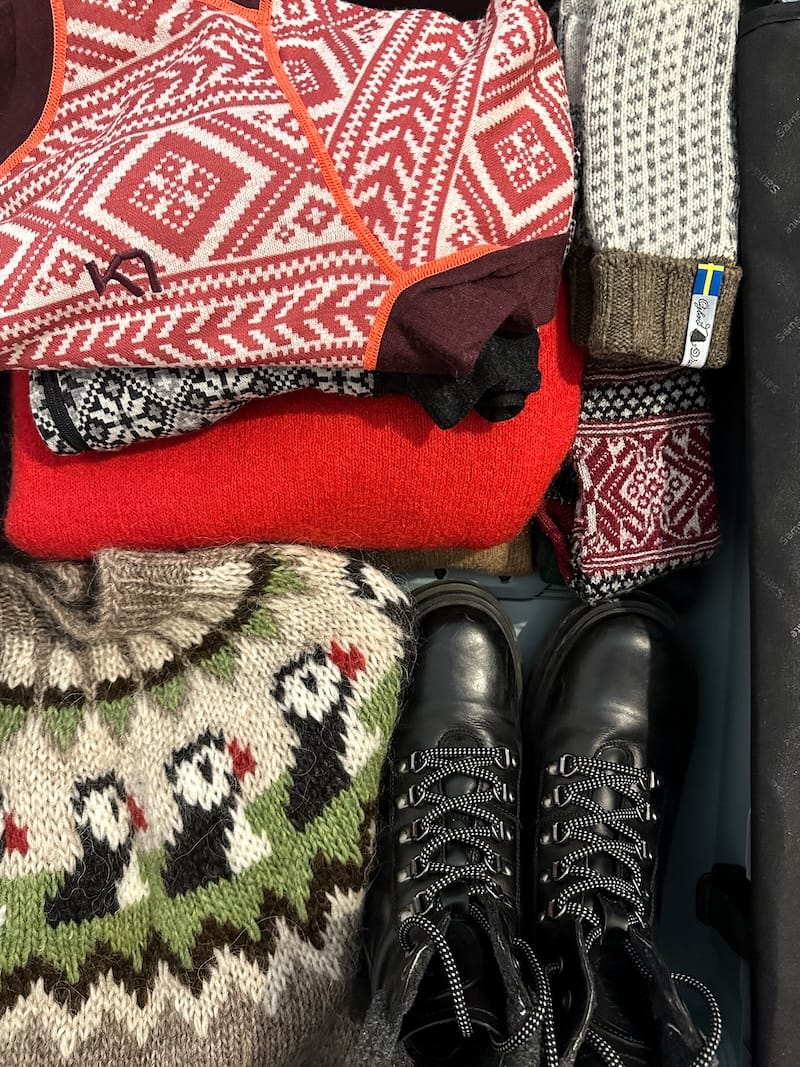 Packing for Svalbard in summer