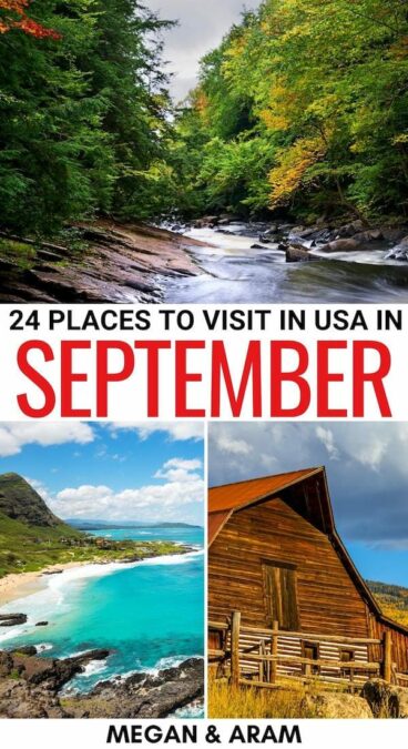 Are you looking for the best places to visit in September in the USA? This guide uncovers the best destinations in the USA in September (and the rest of fall)! Click for more! | America in fall | America in September | US in September | Where to go in September in the USA | Chicago in September | New York City in September | California in September | San Francisco in September | Texas in September | Washington DC in September