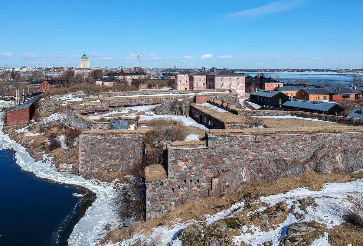 Suomenlinna Fortress during winter