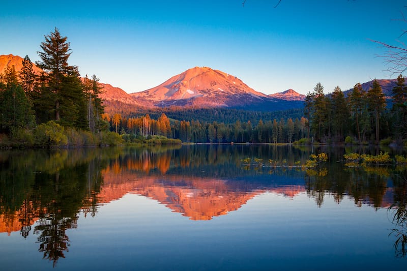 Lassen Volcanic National Park in September