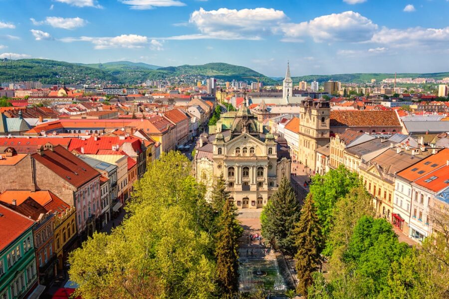 Main Street of Kosice in May