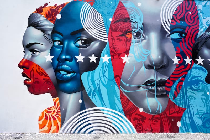 Mural by Tristan Eaton in Wynwood