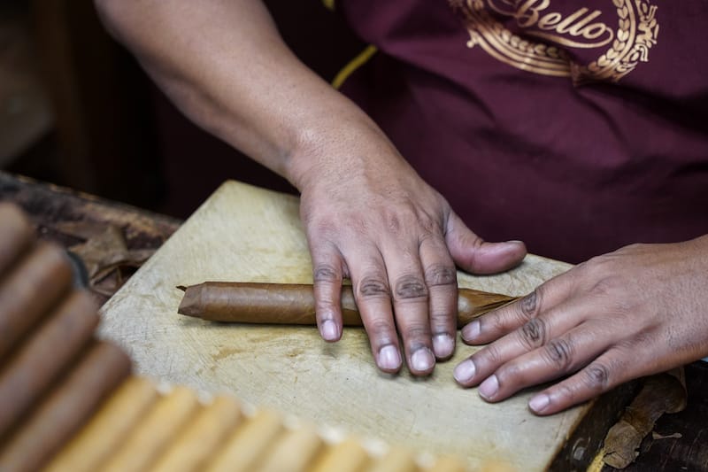 I went to a cigar factory on the tour!