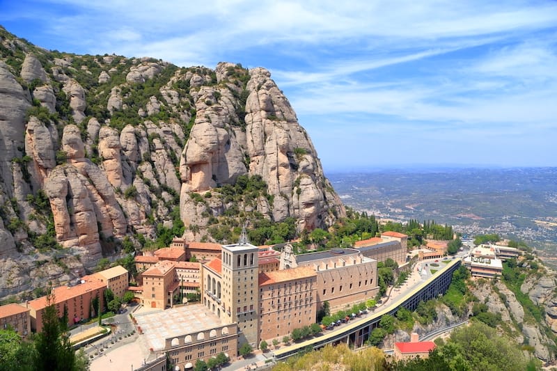 Bird's eye view of Montserrat