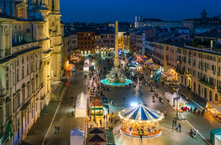 Christmas markets in Rome