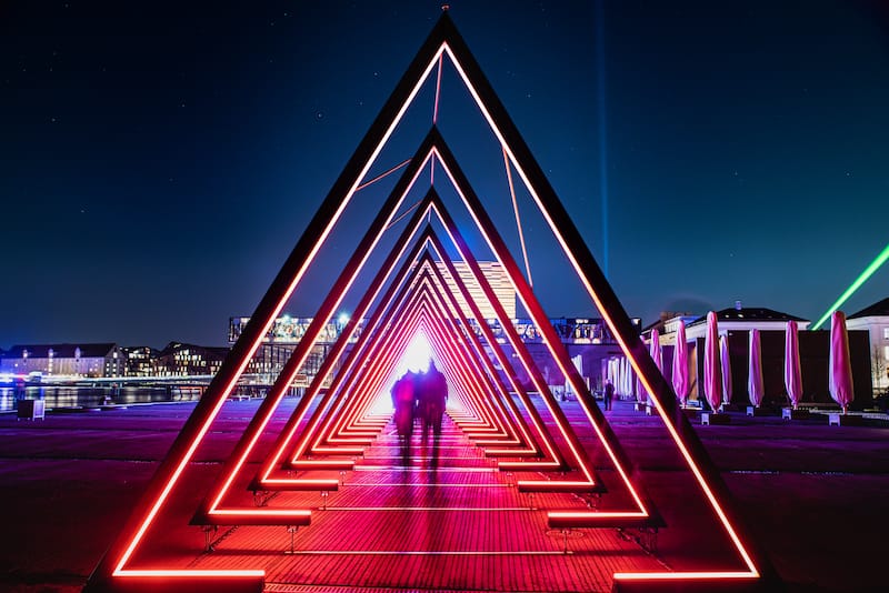 Copenhagen Light Festival in February - Roberto Rizzi - Shutterstock