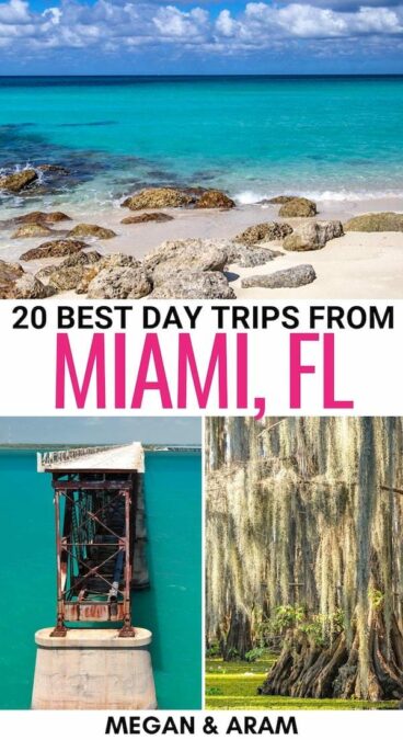 Are you looking for the best day trips from Miami? We have you covered - these Miami day trips include national parks, city breaks, and even a Bahamas adventure! | Places to visit near Miami | Miami itinerary | Miami weekend getaways | Weekend trips from Miami | What to do near Miami | Miami weekend trips | Things to do in Miami | Places to visit in Florida | Miami to the Everglades | Miami to Florida Keys | Miami to Bimini | Miami to Fort Lauderdale