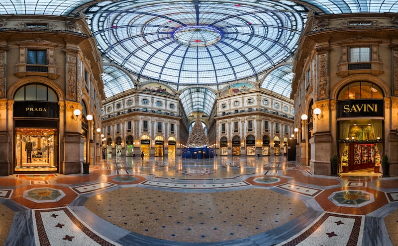 Dior and Fendi to pay record rents for space in Milan's Galleria