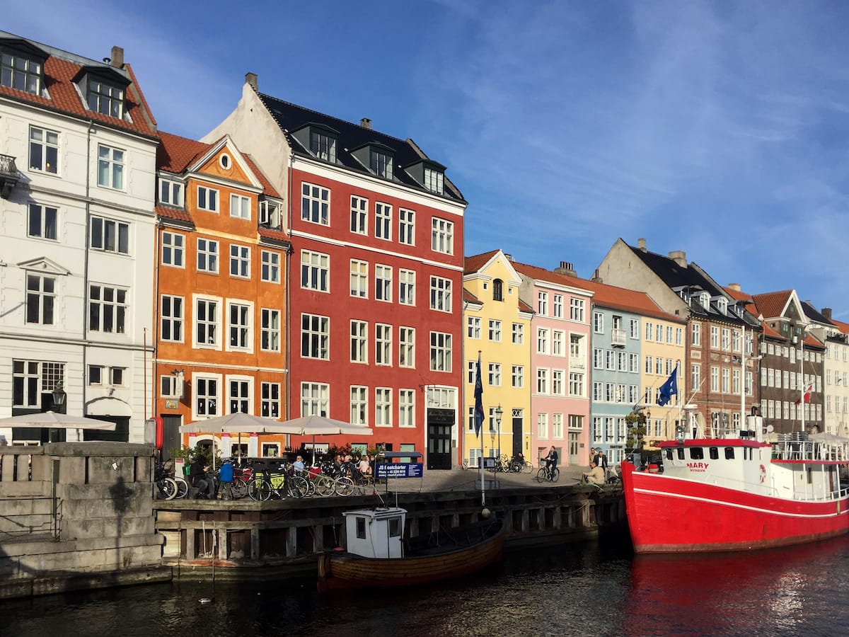 Sunny day at Nyhavn during the winter!