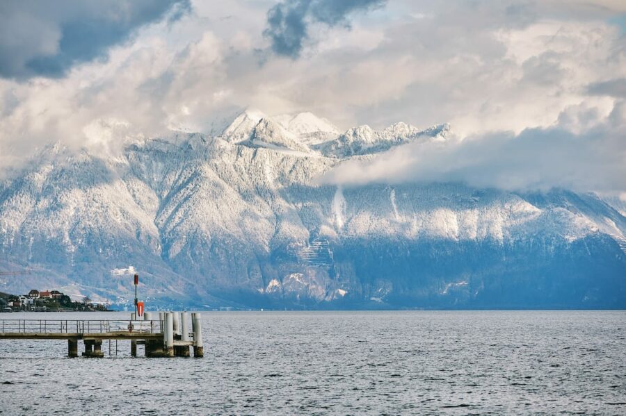 Lake Geneva in winter