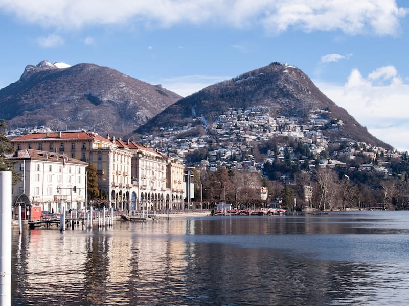 Lugano in winter