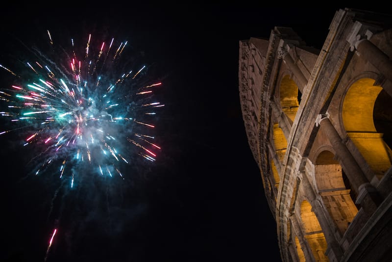 New Yearʻs in Rome