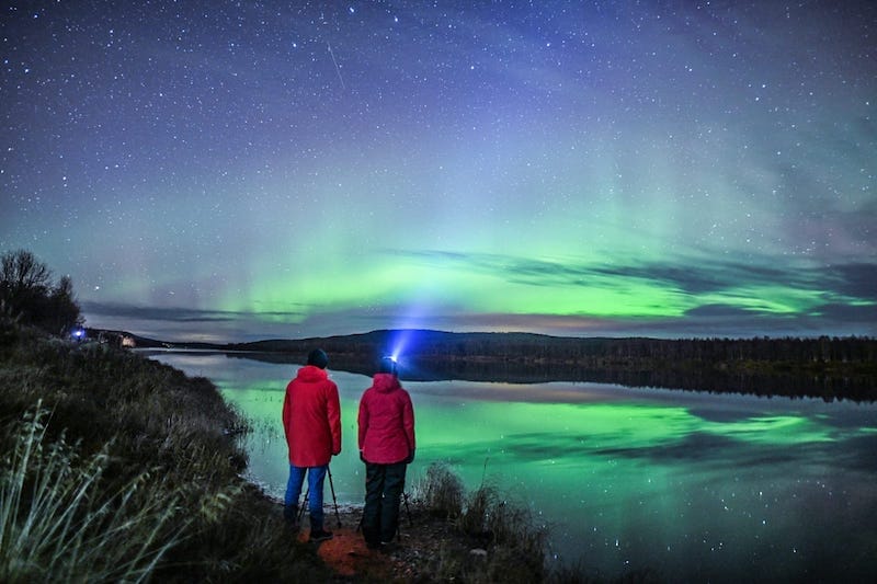 One of my northern lights tours in Rovaniemi