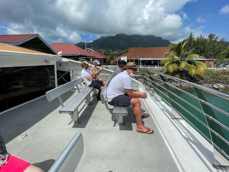 Ferry from Mahe to La Digue (via Praslin)