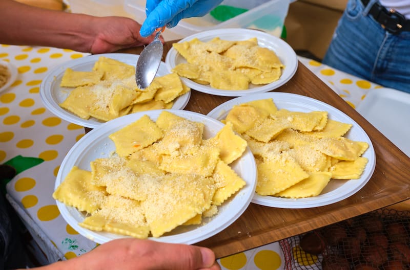 You can also find freshly made pasta there!