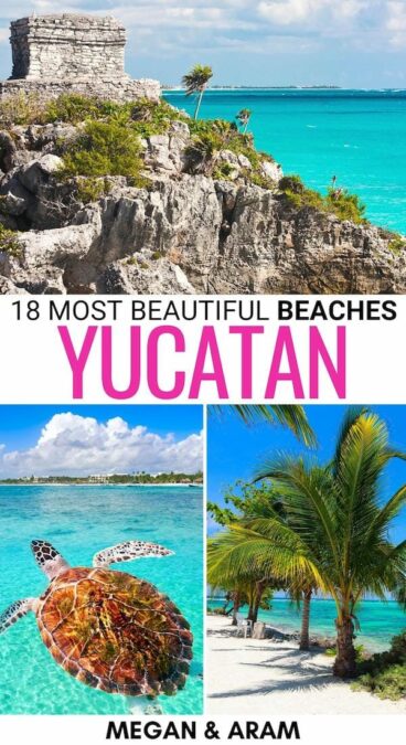Are you looking for the top Yucatan beaches to visit for your vacation? This guide of the best beaches on the Yucatan Peninsula is here to help! Learn more! | Beaches in Mexico | Cancun beaches | Yucatan Peninsula beaches | Beaches on the Yucatan Peninsula | Mexico beaches | Beaches in Cancun | Cozumel beaches | Beaches Cozumel | Isla Holbox | Tulum beaches