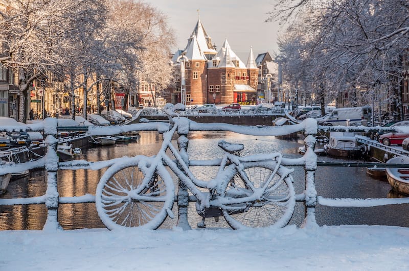 Amsterdam in winter