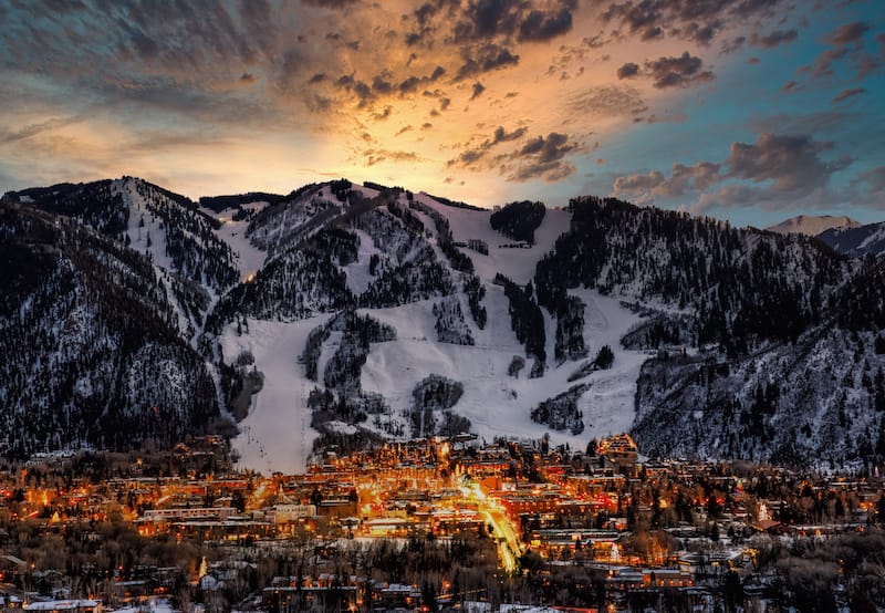 Aspen in December