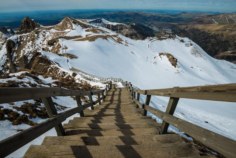 Auvergne in winter