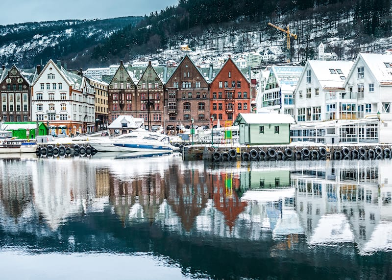 Bergen in winter