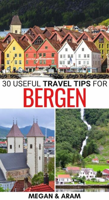 Looking for some useful Bergen travel tips before your trip to Norway? This guide details what to know before you visit Bergen... from someone woh lived there! | Things to do in Bergen | Bergen sightseeing | Travel to Bergen | Visiting Bergen | Bergen day trips | Bergen transportation | Bergen Airport | Bryggen | Visit Norway | Norway travel tips | Bergen in winter | Bergen in summer | Bergen hotels | Bergen places to visit | Bergen weather