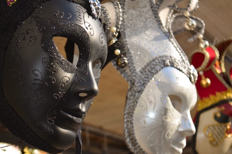 Carnival masks in Venice