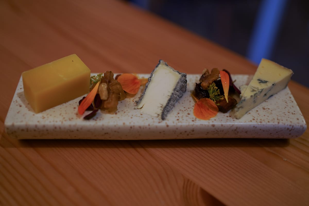 Cheese board at MOON