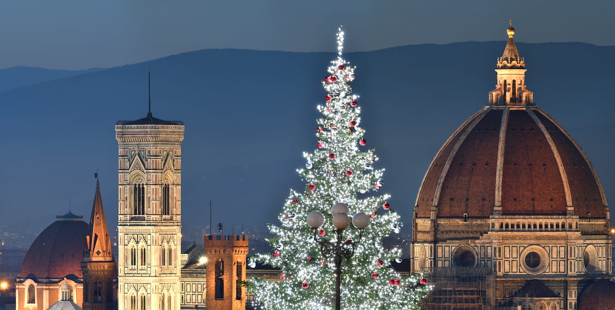 Christmas Tree at Piazzale Michelangelo