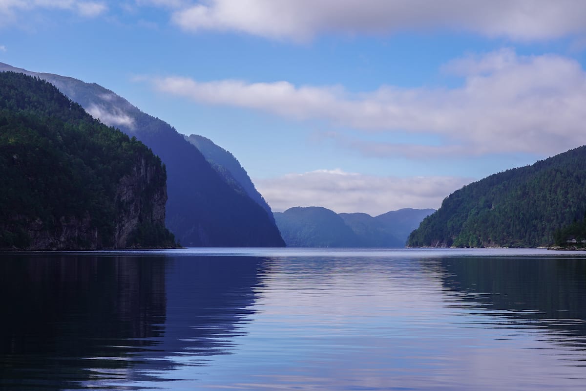 On my Mostraumen fjord tour