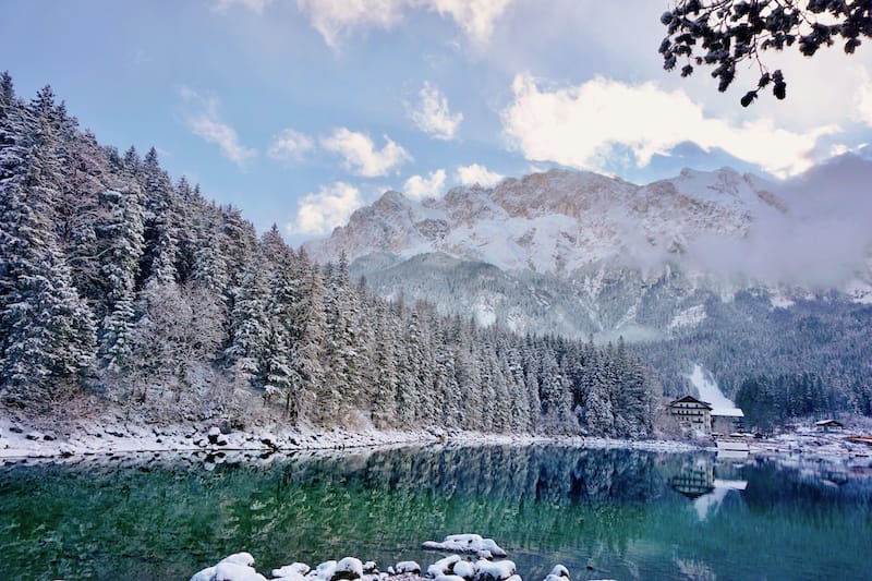 Eibsee in winter