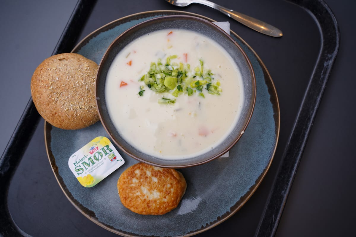 Fish soup at Søstrene Hagelin