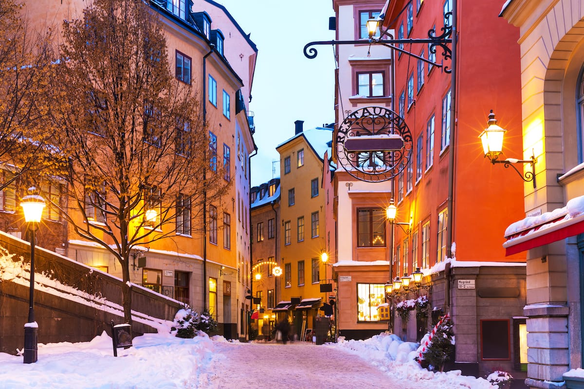 Gamla Stan in winter