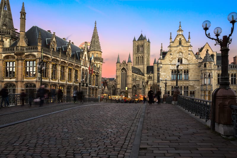 Ghent in winter