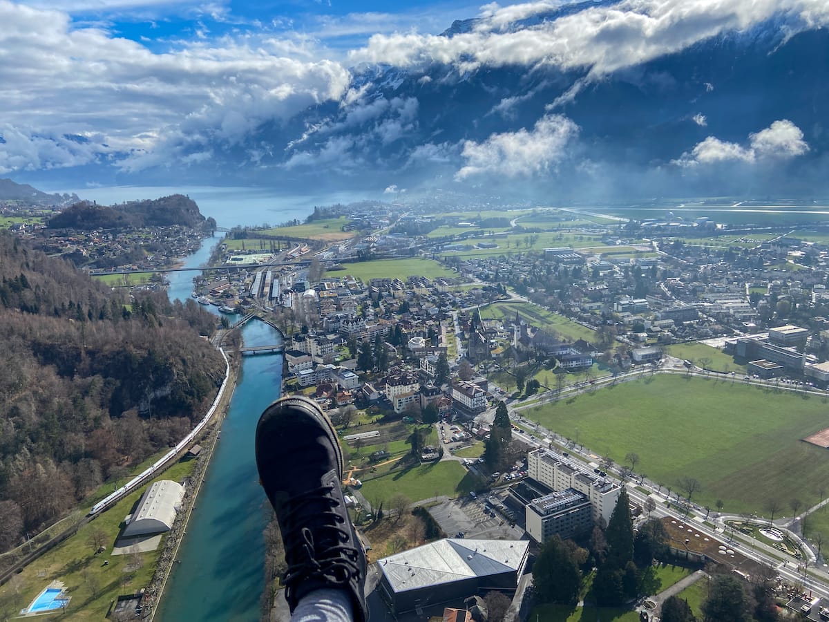 My paragliding over Interlaken experience was epic!