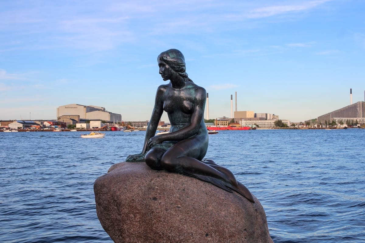 I have only visited The Little Mermaid in summer!