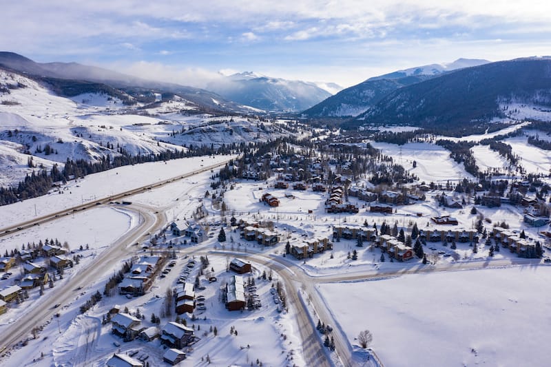 Keystone in winter