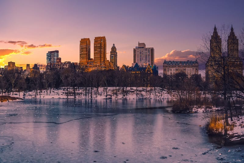 New York City in December