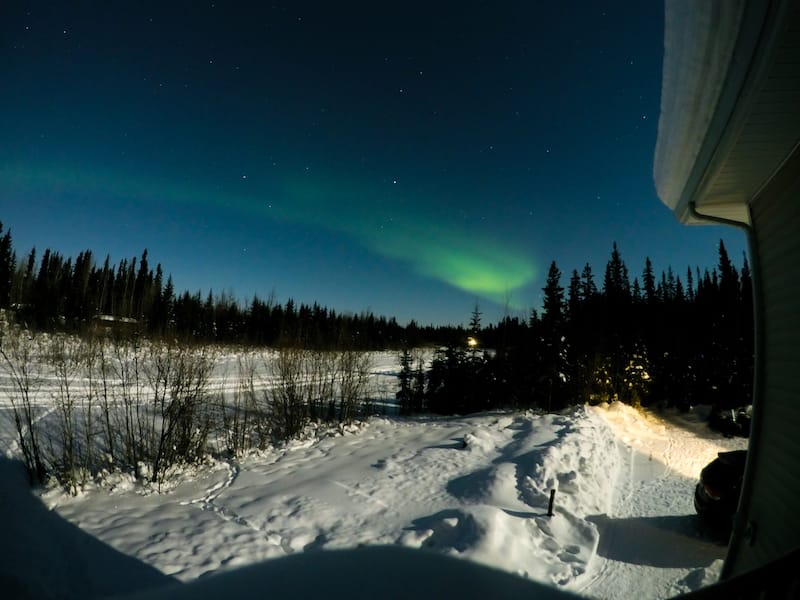 North Pole, Alaska in December