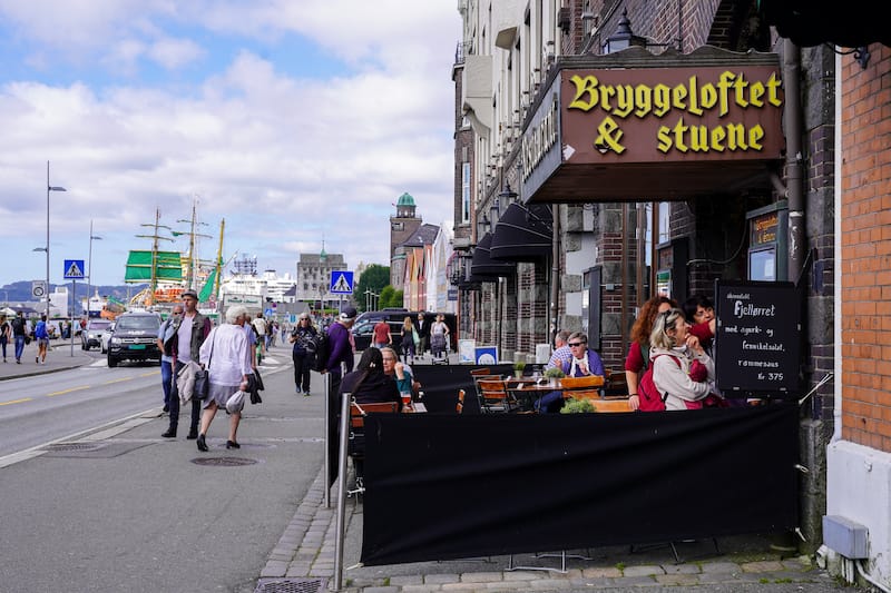 Outside of Bryggeloftet & Stuene Restaurant