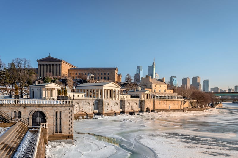 Philadelphia in winter