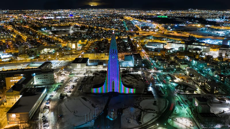 Reykjavik winter lights festival