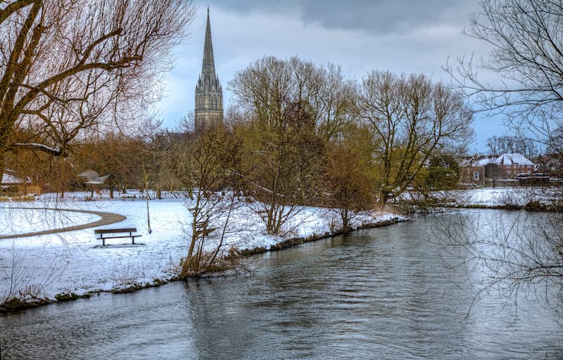 Salisbury in winter