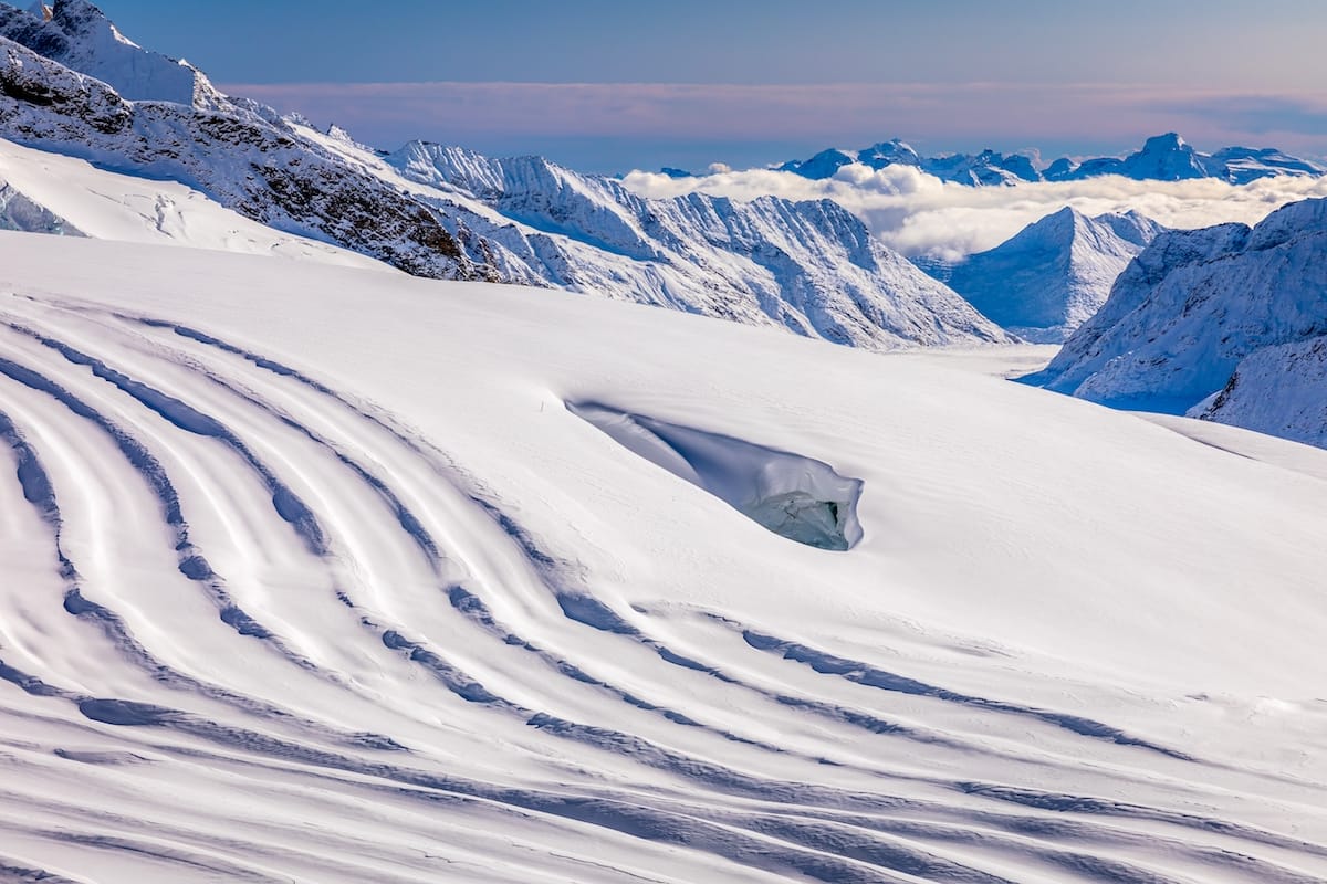 Skiing in Jungfrau