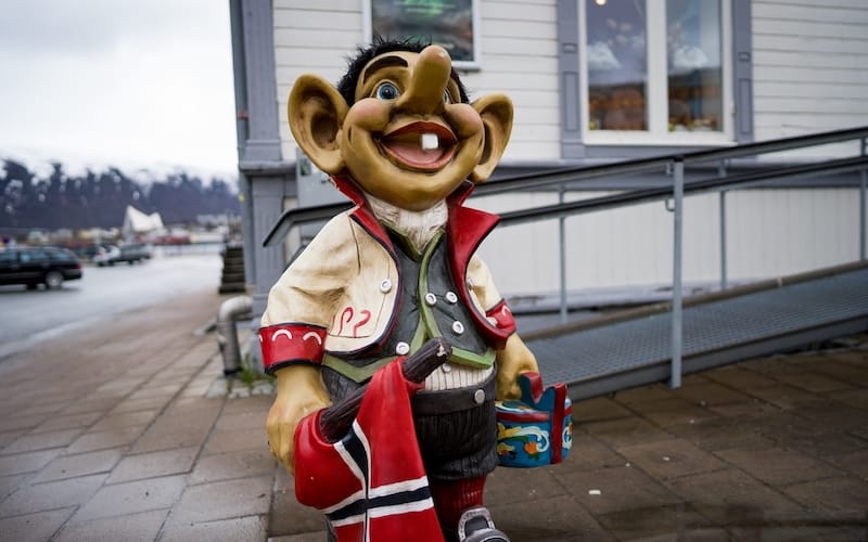 Troll on the streets of Tromso - kasakphoto - Shutterstock
