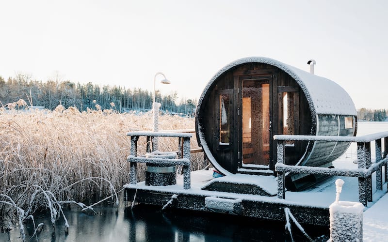Wooden sauna in Stockholm - Cavan-Images - Shutterstock