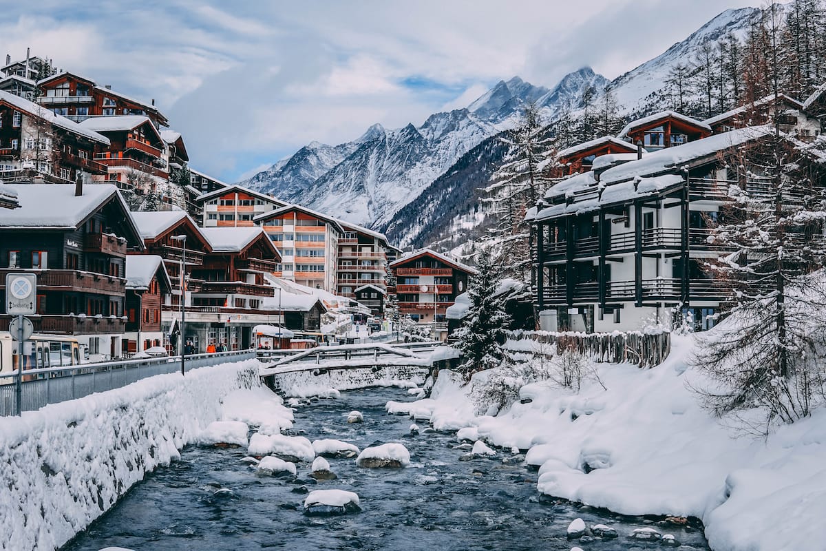 Zermatt in winter